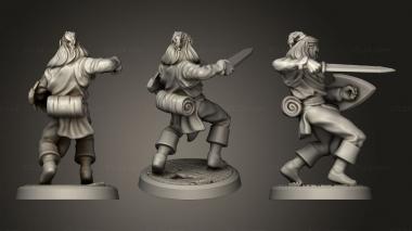 Military figurines Elf 5 3d model